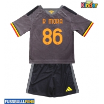 AS Roma Rodrigo Mora #86 3rd trikot Kinder 2026-27 Kurzarm (+ Kurze Hosen)